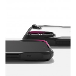Θήκη Σιλικόνης Ringke Fusion X durable PC Case with TPU Bumper for iPhone 16 Plus black (FX903R55)