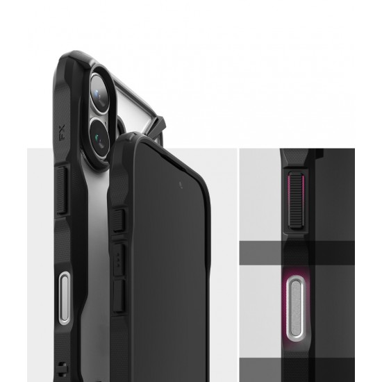 Θήκη Σιλικόνης Ringke Fusion X durable PC Case with TPU Bumper for iPhone 16 Plus black (FX903R55) Θήκη Σιλικόνης Ringke Fusion X durable PC Case with TPU Bumper for iPhone 16 Plus black (FX903R55)