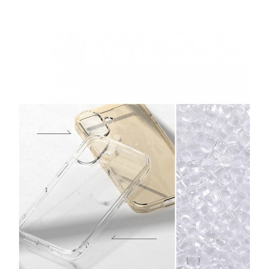 Θήκη Σιλικόνης Ringke Fusion polycarbonate case with TPU frame for iPhone 16 Plus Clear (F898E52) Θήκη Σιλικόνης Ringke Fusion polycarbonate case with TPU frame for iPhone 16 Plus Clear (F898E52)