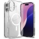Θήκη Σιλικόνης Ringke Fusion Magnetic polycarbonate case with TPU frame for iPhone 16 Plus Clear (FMG892E52)