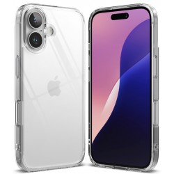 Θήκη Σιλικόνης Ringke Fusion polycarbonate case with TPU frame for iPhone 16 Clear (F897R52)