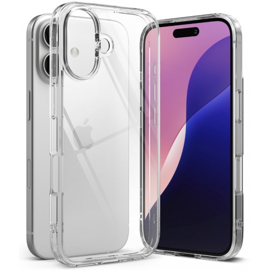 Θήκη Σιλικόνης Ringke Fusion polycarbonate case with TPU frame for iPhone 16 Plus Clear (F898E52) Θήκη Σιλικόνης Ringke Fusion polycarbonate case with TPU frame for iPhone 16 Plus Clear (F898E52)