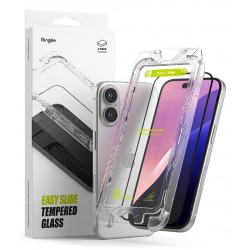 Γυαλί Προστασίας Ringke Easy Slide Tempered Glass Screen Protector for iPhone 16 / 15 (2 Τεμάχια) (G4as922)
