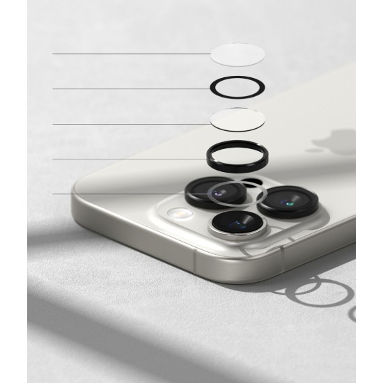 Γυαλί Προστασίας Κάμερας Ringke Camera Lens Frame Glass (2 Τεμάχια) for iPhone 16 Pro / 16 Pro Max (CLF1G931) Black Γυαλί Προστασίας Κάμερας Ringke Camera Lens Frame Glass (2 Τεμάχια) for iPhone 16 Pro / 16 Pro Max (CLF1G931) Black