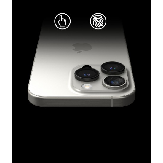 Γυαλί Προστασίας Κάμερας Ringke Camera Lens Frame Glass (2 Τεμάχια) for iPhone 16 Pro / 16 Pro Max (CLF1G931) Black Γυαλί Προστασίας Κάμερας Ringke Camera Lens Frame Glass (2 Τεμάχια) for iPhone 16 Pro / 16 Pro Max (CLF1G931) Black