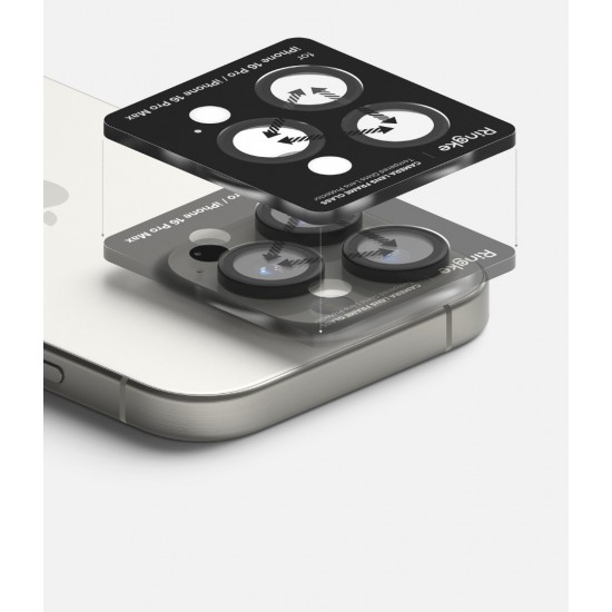 Γυαλί Προστασίας Κάμερας Ringke Camera Lens Frame Glass (2 Τεμάχια) for iPhone 16 Pro / 16 Pro Max (CLF1G931) Black Γυαλί Προστασίας Κάμερας Ringke Camera Lens Frame Glass (2 Τεμάχια) for iPhone 16 Pro / 16 Pro Max (CLF1G931) Black