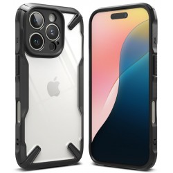 Θήκη Σιλικόνης Ringke Fusion X durable PC Case with TPU Bumper for iPhone 16 Pro Max black (FX905E55)