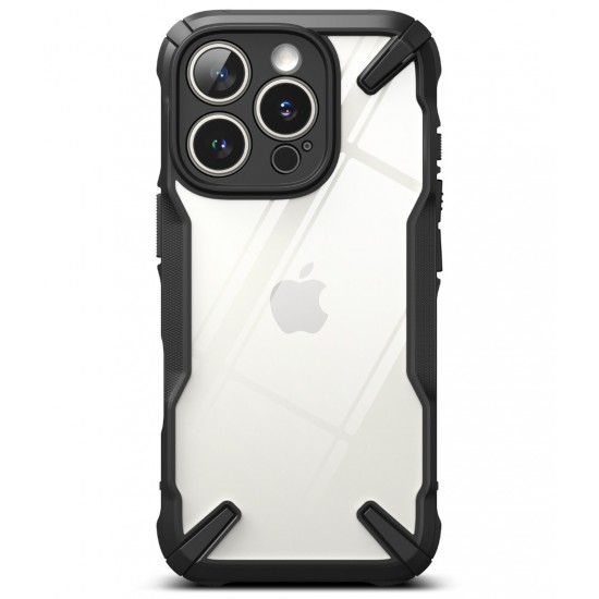 Θήκη Σιλικόνης Ringke Fusion X durable PC Case with TPU Bumper for iPhone 16 Pro Max black (FX905E55)