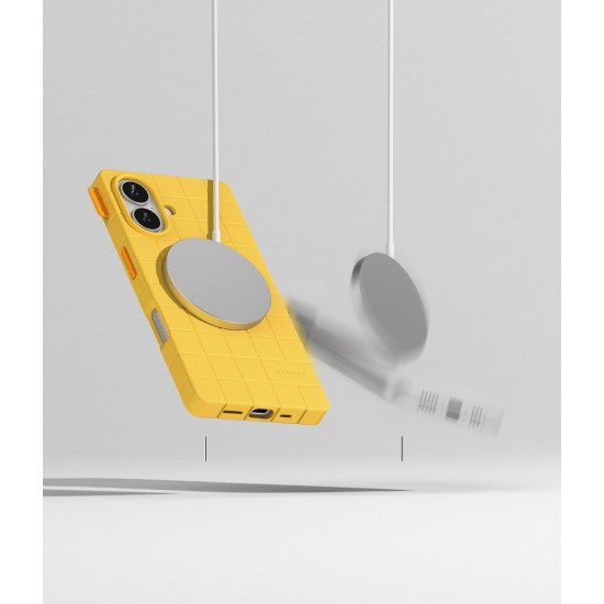 Θήκη Σιλικόνης Ringke Bitmap Silicone Magnetic For iPhone 16 Yellow (BMMG1017SE46) Θήκη Σιλικόνης Ringke Bitmap Silicone Magnetic For iPhone 16 Yellow (BMMG1017SE46)