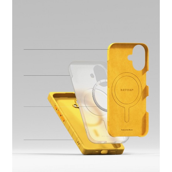Θήκη Σιλικόνης Ringke Bitmap Silicone Magnetic For iPhone 16 Yellow (BMMG1017SE46) Θήκη Σιλικόνης Ringke Bitmap Silicone Magnetic For iPhone 16 Yellow (BMMG1017SE46)