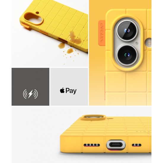 Θήκη Σιλικόνης Ringke Bitmap Silicone Magnetic For iPhone 16 Yellow (BMMG1017SE46) Θήκη Σιλικόνης Ringke Bitmap Silicone Magnetic For iPhone 16 Yellow (BMMG1017SE46)