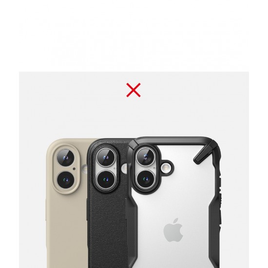 Γυαλί Προστασίας Κάμερας Ringke Camera Tempered Glass for iPhone 16 / 16 Plus (2 τεμάχια) (C1G932)