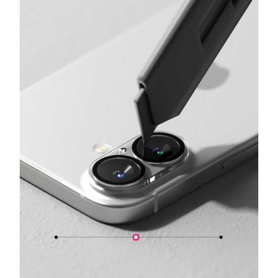 Γυαλί Προστασίας Κάμερας Ringke Camera Tempered Glass for iPhone 16 / 16 Plus (2 τεμάχια) (C1G932)