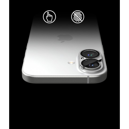 Γυαλί Προστασίας Κάμερας Ringke Camera Tempered Glass for iPhone 16 / 16 Plus (2 τεμάχια) (C1G932)