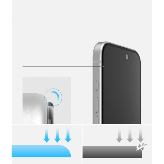 Γυαλί Προστασίας Ringke Easy Slide Privacy Tempered Glass Screen Protector for iPhone 16 / 15 (2 Τεμάχια) (G4as926) Γυαλί Προστασίας Ringke Easy Slide Privacy Tempered Glass Screen Protector for iPhone 16 / 15 (2 Τεμάχια) (G4as926)