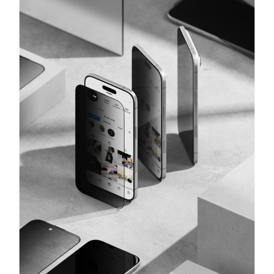 Γυαλί Προστασίας Ringke Easy Slide Privacy Tempered Glass Screen Protector for iPhone Air (2 Τεμάχια) (G4as1130) Γυαλί Προστασίας Ringke Easy Slide Privacy Tempered Glass Screen Protector for iPhone Air (2 Τεμάχια) (G4as1130)