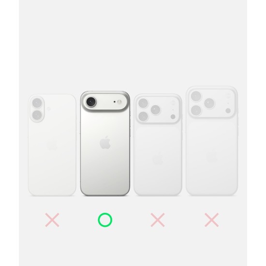 Θήκη Σιλικόνης Ringke Fusion X durable Magnetic PC Case with TPU Bumper for iPhone Air black (FXMG1108E55)