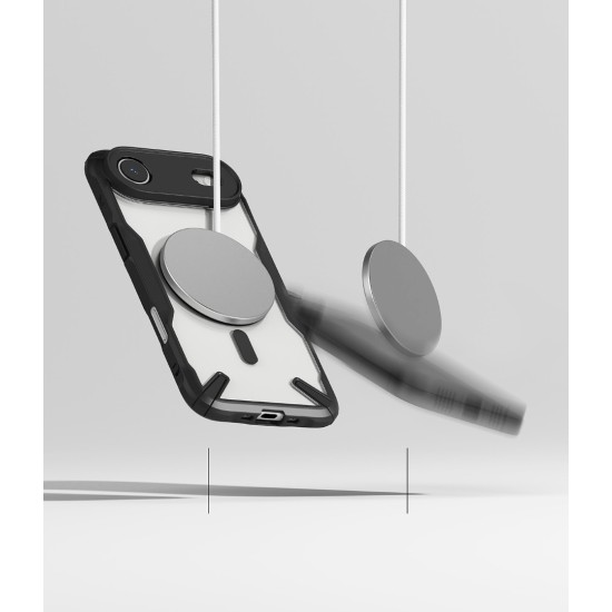 Θήκη Σιλικόνης Ringke Fusion X durable Magnetic PC Case with TPU Bumper for iPhone Air black (FXMG1108E55)