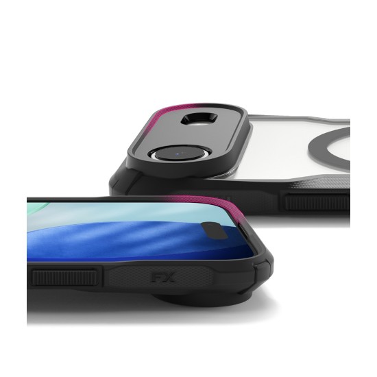 Θήκη Σιλικόνης Ringke Fusion X durable Magnetic PC Case with TPU Bumper for iPhone Air black (FXMG1108E55)