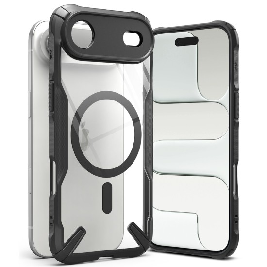 Θήκη Σιλικόνης Ringke Fusion X durable Magnetic PC Case with TPU Bumper for iPhone Air black (FXMG1108E55)