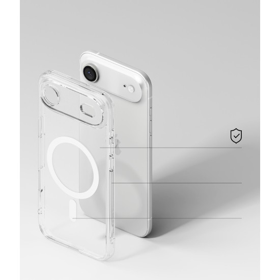 Θήκη Σιλικόνης Ringke Fusion Magnetic polycarbonate case with TPU frame for iPhone  Air (FMG1105E52)