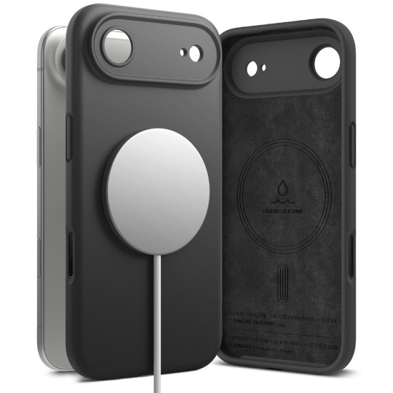 Θήκη Σιλικόνης Ringke Silicone Magnetic For iPhone Air Black (SIMG1109E55) Θήκη Σιλικόνης Ringke Silicone Magnetic For iPhone Air Black (SIMG1109E55)