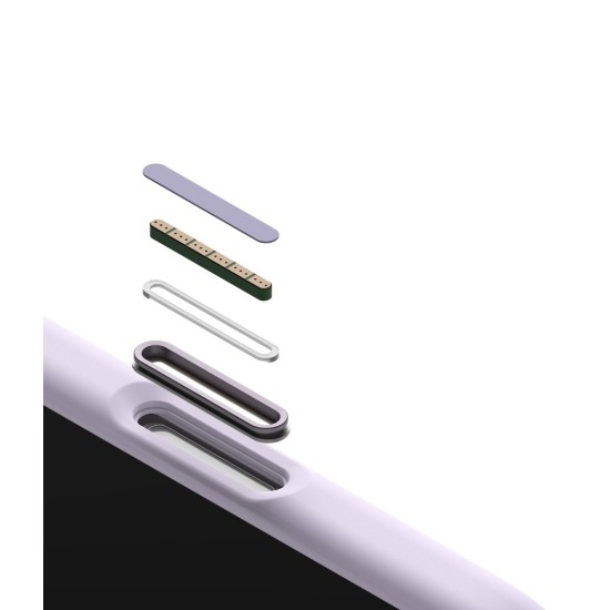 Θήκη Σιλικόνης Ringke Silicone Magnetic For iPhone Air Light Purple (SIMG1109E44)