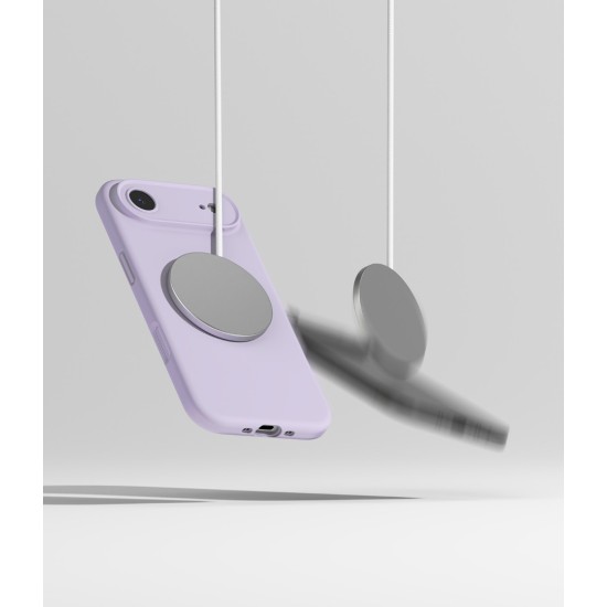 Θήκη Σιλικόνης Ringke Silicone Magnetic For iPhone Air Light Purple (SIMG1109E44)