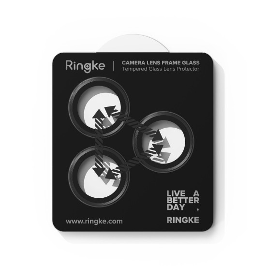 Γυαλί Προστασίας Κάμερας Ringke Camera Lens Frame Glass (2 Τεμάχια) for iPhone 17 Pro / 17 Pro Max (CLF1G1122) Black