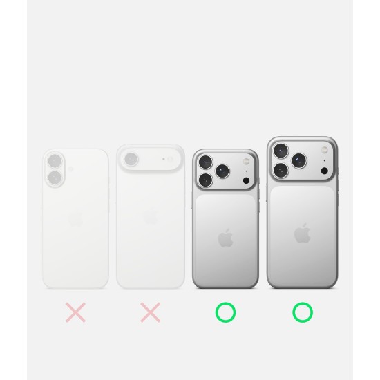 Γυαλί Προστασίας Κάμερας Ringke Camera Lens Frame Glass (2 Τεμάχια) for iPhone 17 Pro / 17 Pro Max (CLF1G1122) Black