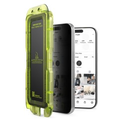 Γυαλί Προστασίας Ringke Easy Slide Privacy Tempered Glass Screen Protector for iPhone 17 Pro Max (2 Τεμάχια) (G4as1124)