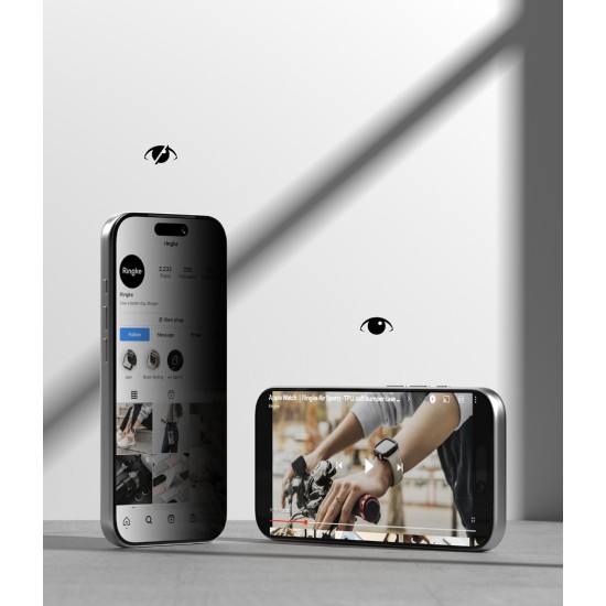 Γυαλί Προστασίας Ringke Easy Slide Privacy Tempered Glass Screen Protector for iPhone 17 Pro Max (2 Τεμάχια) (G4as1124) Γυαλί Προστασίας Ringke Easy Slide Privacy Tempered Glass Screen Protector for iPhone 17 Pro Max (2 Τεμάχια) (G4as1124)