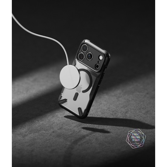 Θήκη Σιλικόνης Ringke Fusion X durable Magnetic PC Case with TPU Bumper for iPhone 17 Pro Max black (FXMG1096E55)