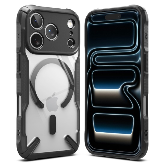 Θήκη Σιλικόνης Ringke Fusion X durable Magnetic PC Case with TPU Bumper for iPhone 17 Pro Max black (FXMG1096E55)