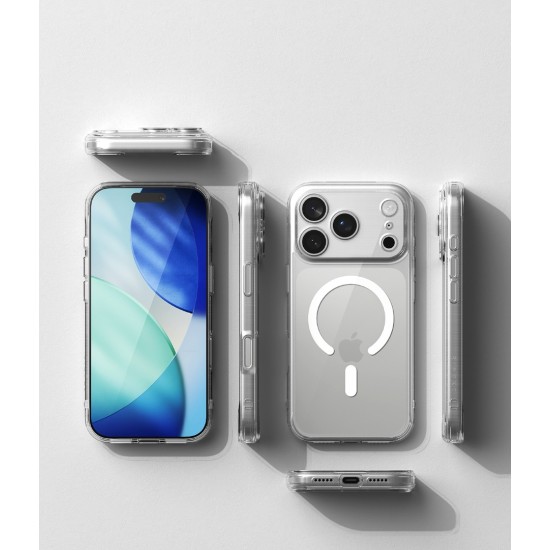 Θήκη Σιλικόνης Ringke Fusion Magnetic polycarbonate case with TPU frame for iPhone 17 Pro Max Clear (FMG1091E52) Θήκη Σιλικόνης Ringke Fusion Magnetic polycarbonate case with TPU frame for iPhone 17 Pro Max Clear (FMG1091E52)