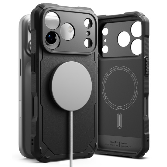 Θήκη Σιλικόνης Ringke Rugged Gear Magnetic protection Case for iPhone 17 Pro Max black (RGM1095E55)
