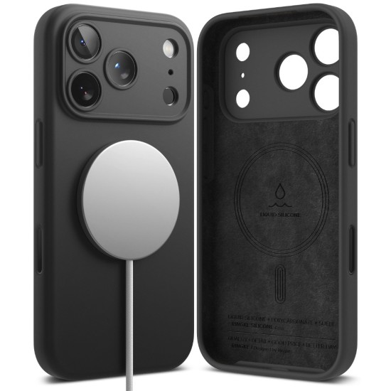 Θήκη Σιλικόνης Ringke Silicone Magnetic For iPhone 17 Pro Max Black (SIMG1097E55) Θήκη Σιλικόνης Ringke Silicone Magnetic For iPhone 17 Pro Max Black (SIMG1097E55)