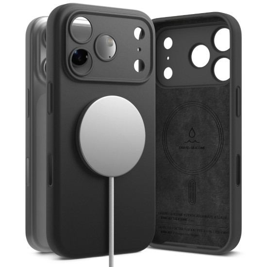 Θήκη Σιλικόνης Ringke Silicone Magnetic For iPhone 17 Pro Max Black (SIMG1097E55) Θήκη Σιλικόνης Ringke Silicone Magnetic For iPhone 17 Pro Max Black (SIMG1097E55)