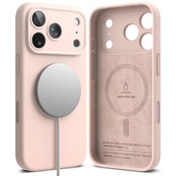 Θήκη Σιλικόνης Ringke Silicone Magnetic For iPhone 17 Pro Max  Pink Sand (SIMG1097E67)