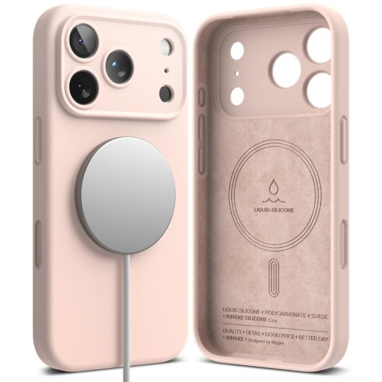 Θήκη Σιλικόνης Ringke Silicone Magnetic For iPhone 17 Pro Max Pink Sand (SIMG1097E67) Θήκη Σιλικόνης Ringke Silicone Magnetic For iPhone 17 Pro Max Pink Sand (SIMG1097E67)