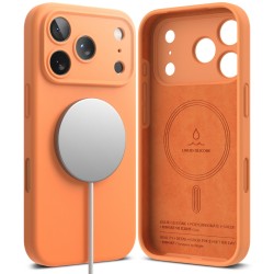 Θήκη Σιλικόνης Ringke Silicone Magnetic For iPhone 17 Pro Max Tangerine (SIMG1097E91)