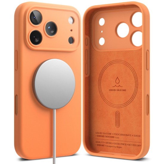 Θήκη Σιλικόνης Ringke Silicone Magnetic For iPhone 17 Pro Max Tangerine (SIMG1097E91) Θήκη Σιλικόνης Ringke Silicone Magnetic For iPhone 17 Pro Max Tangerine (SIMG1097E91)