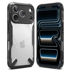 Θήκη Σιλικόνης Ringke Fusion X durable PC Case with TPU Bumper for iPhone 17 Pro black (FX1087E55)