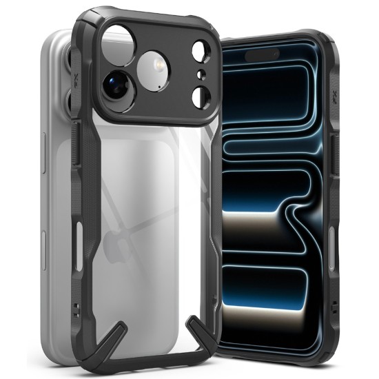 Θήκη Σιλικόνης Ringke Fusion X durable PC Case with TPU Bumper for iPhone 17 Pro black (FX1087E55) Θήκη Σιλικόνης Ringke Fusion X durable PC Case with TPU Bumper for iPhone 17 Pro black (FX1087E55)