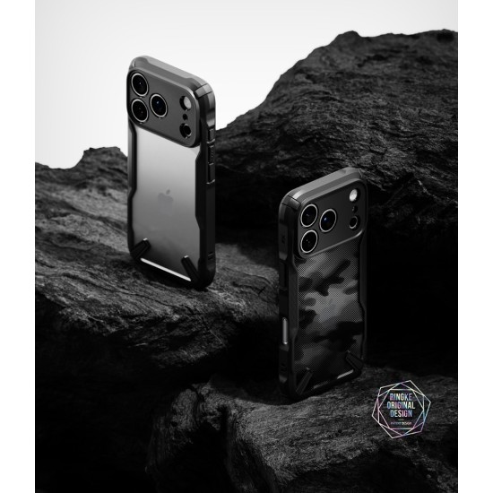 Θήκη Σιλικόνης Ringke Fusion X durable PC Case with TPU Bumper for iPhone 17 Pro black (FX1087E55) Θήκη Σιλικόνης Ringke Fusion X durable PC Case with TPU Bumper for iPhone 17 Pro black (FX1087E55)
