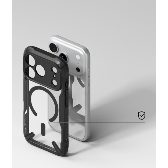 Θήκη Σιλικόνης Ringke Fusion X durable Magnetic PC Case with TPU Bumper for iPhone 17 Pro black (FXMG1087E55) Θήκη Σιλικόνης Ringke Fusion X durable Magnetic PC Case with TPU Bumper for iPhone 17 Pro black (FXMG1087E55)