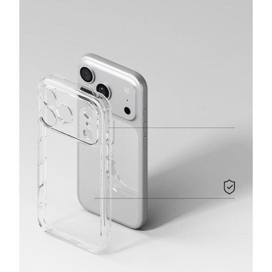 Θήκη Σιλικόνης Ringke Fusion polycarbonate case with TPU frame for iPhone 17 Pro Clear (F1082E52) Θήκη Σιλικόνης Ringke Fusion polycarbonate case with TPU frame for iPhone 17 Pro Clear (F1082E52)