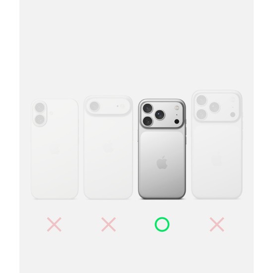 Θήκη Σιλικόνης Ringke Fusion Magnetic polycarbonate case with TPU frame for iPhone 17 Pro Clear (FMG1082E52)