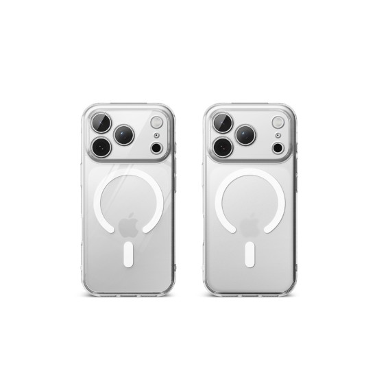 Θήκη Σιλικόνης Ringke Fusion Magnetic polycarbonate case with TPU frame for iPhone 17 Pro Clear (FMG1082E52)