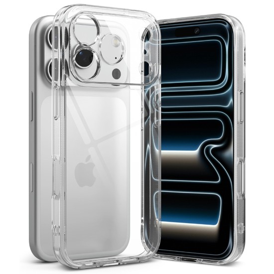 Θήκη Σιλικόνης Ringke Fusion polycarbonate case with TPU frame for iPhone 17 Pro Clear (F1082E52) Θήκη Σιλικόνης Ringke Fusion polycarbonate case with TPU frame for iPhone 17 Pro Clear (F1082E52)